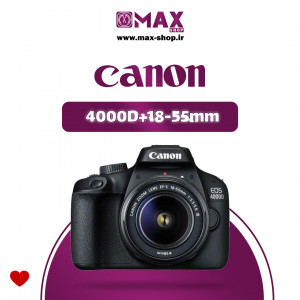 دوربین حرفه ای کانن |  Canon 4000D +18-55mm دست دو