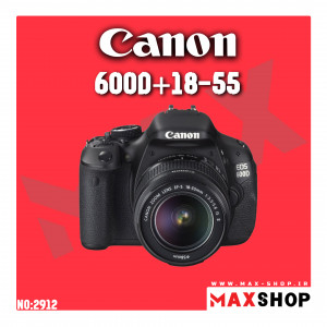 دوربین حرفه ای کانن |  Canon 600D+18-55mm  دست دو