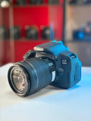 دوربین عکاسی کانن دست دوم Canon 700D+18-55mm (شات6K)