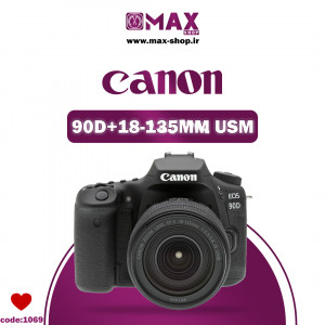 دوربین حرفه ای کانن | Canon 90D+18-135MM USM دست دو