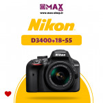 دوربین حرفه ای نیکون |  Nikon D3400+18-55 دست دوم