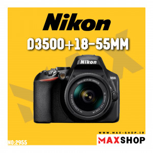 دوربین حرفه ای نیکون |  Nikon D3500+18-55mm دست دو