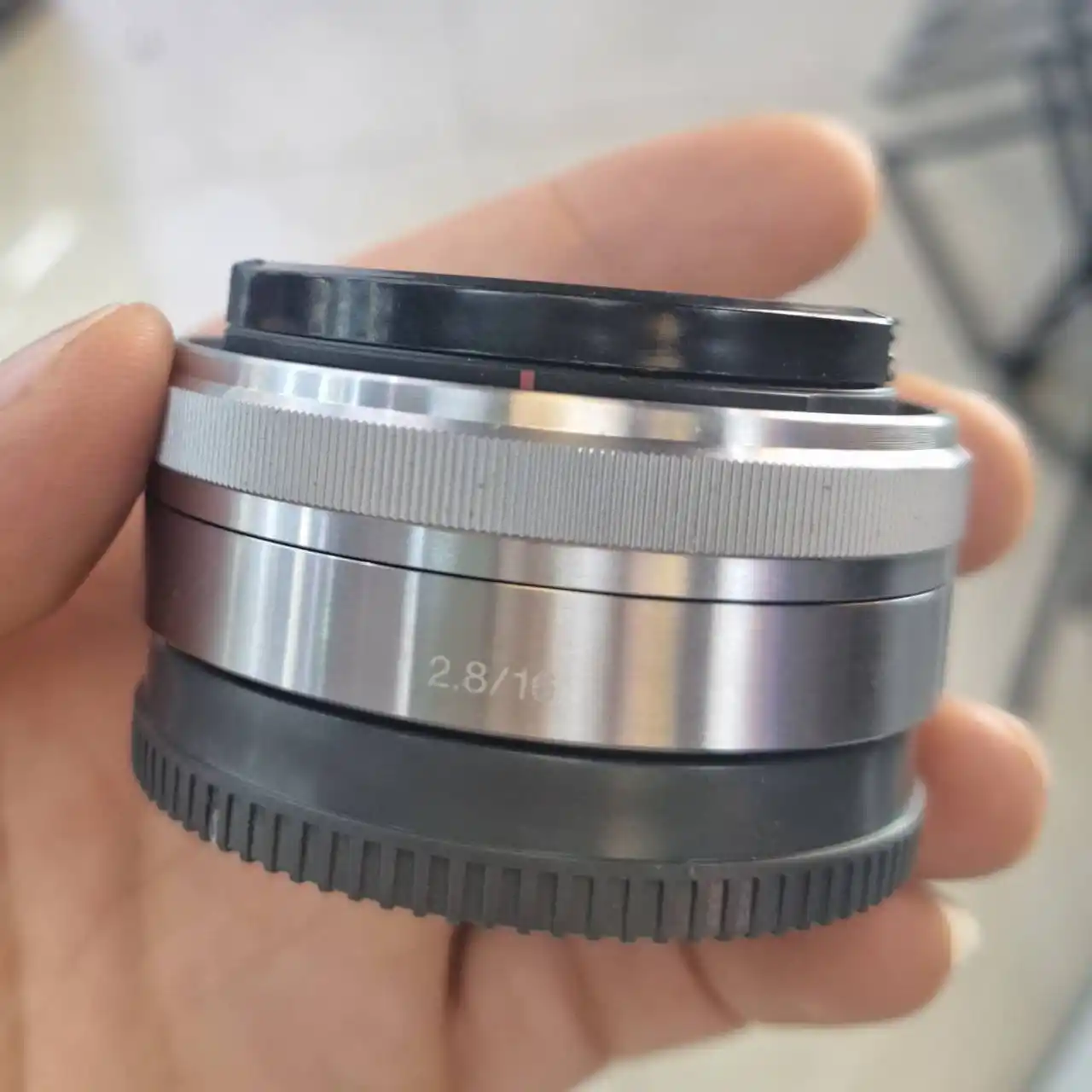 لنز حرفه ای سونی | Sony 16mm F2.8 Silver دست دو