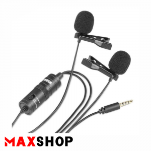 BOYA BY-M1DM Dual Omnidirectional Lavalier Microphone