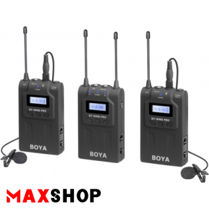 BOYA BY-WM8 Pro-K2 UHF Dual-Channel Wireless Lavalier System