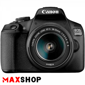 Canon EOS 2000D DSLR Camera with 18-55mm IS II Lens