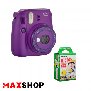 FujiFilm Instax Mini 9 Purple Instant Camera + Film