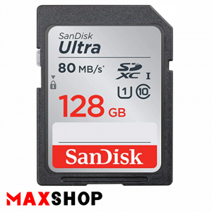SanDisk 128GB Ultra 80MB/s SD Card