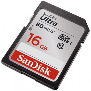 کارت حافظه SD سن دیسک ظرفیت 16 گیگابایت - سرعت 80