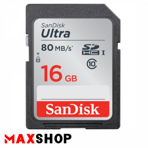 SanDisk 16GB Ultra 80MB/s SD Card