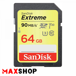 کارت حافظه SD سن دیسک ظرفیت 64 گیگابایت - سرعت 90