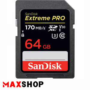 کارت حافظه SD سن دیسک ظرفیت 64 گیگابایت - سرعت 170