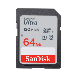کارت حافظه SD سن دیسک ظرفیت 64 گیگابایت - سرعت 120