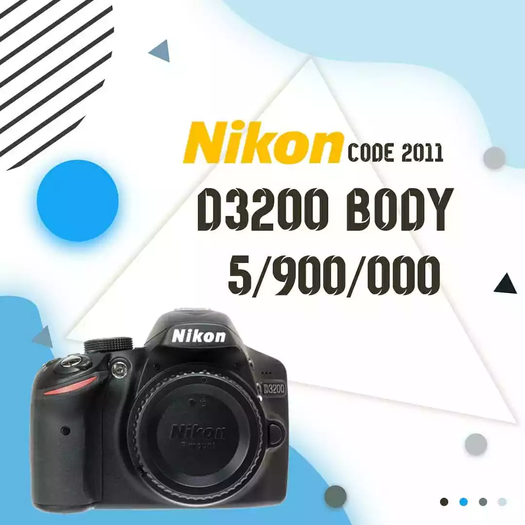 دوربین نیکون d3200 بدنه دست دو