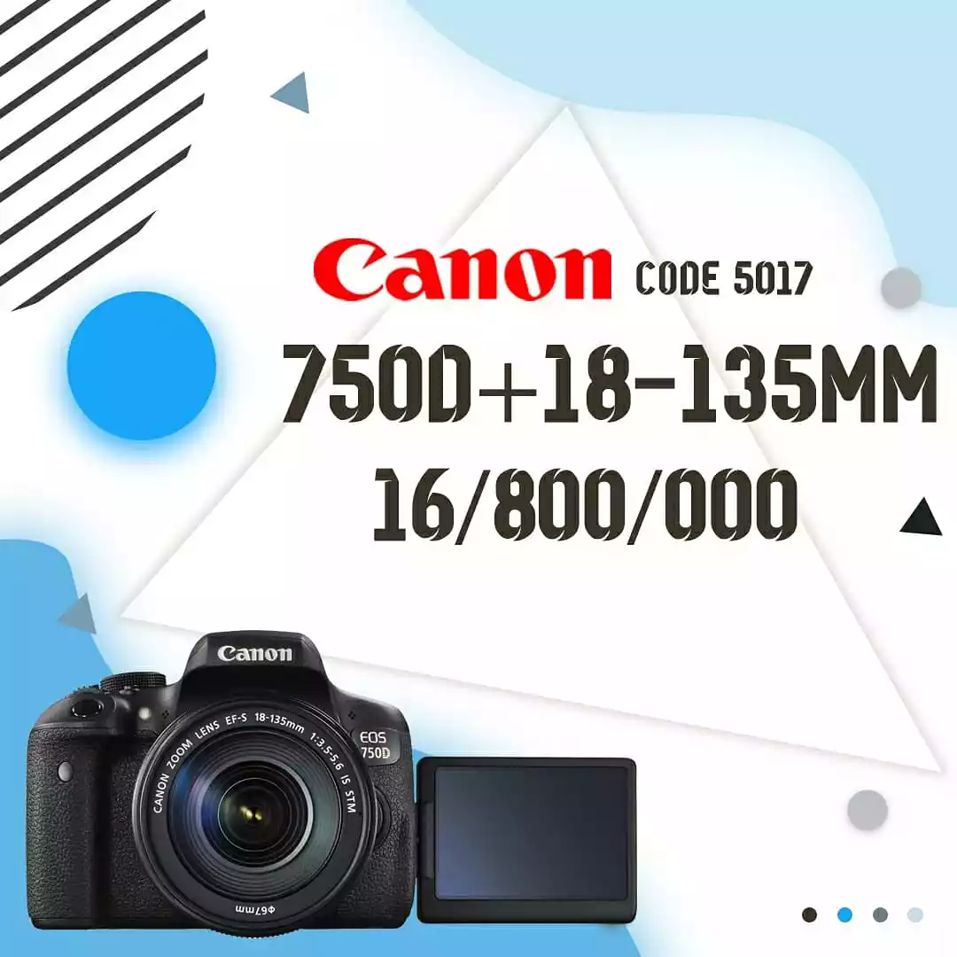 دوربین کانن d750+18.135mm دست دو