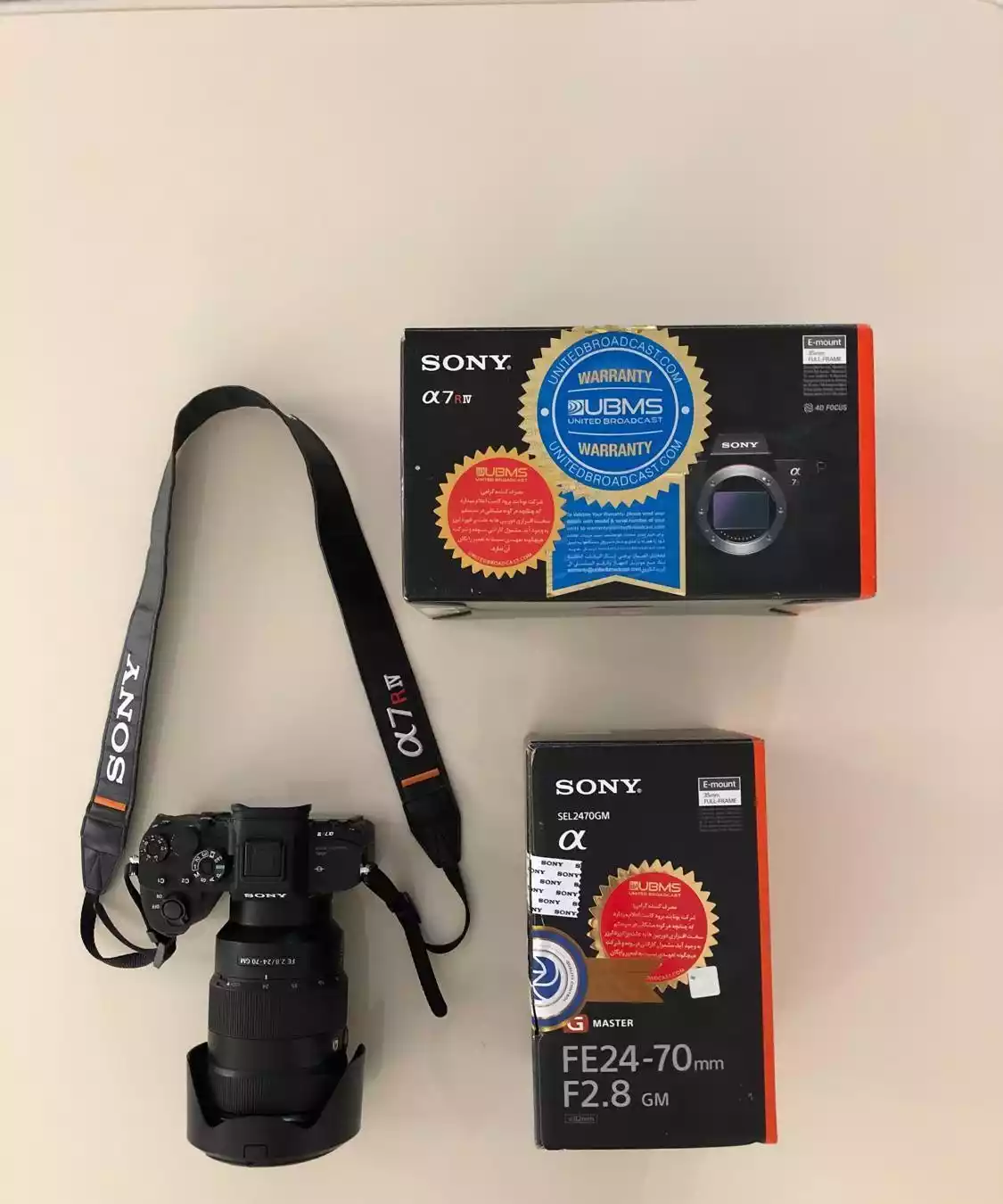 دوربین بدون آینه سونی Sony Alpha a7R IV دست دو