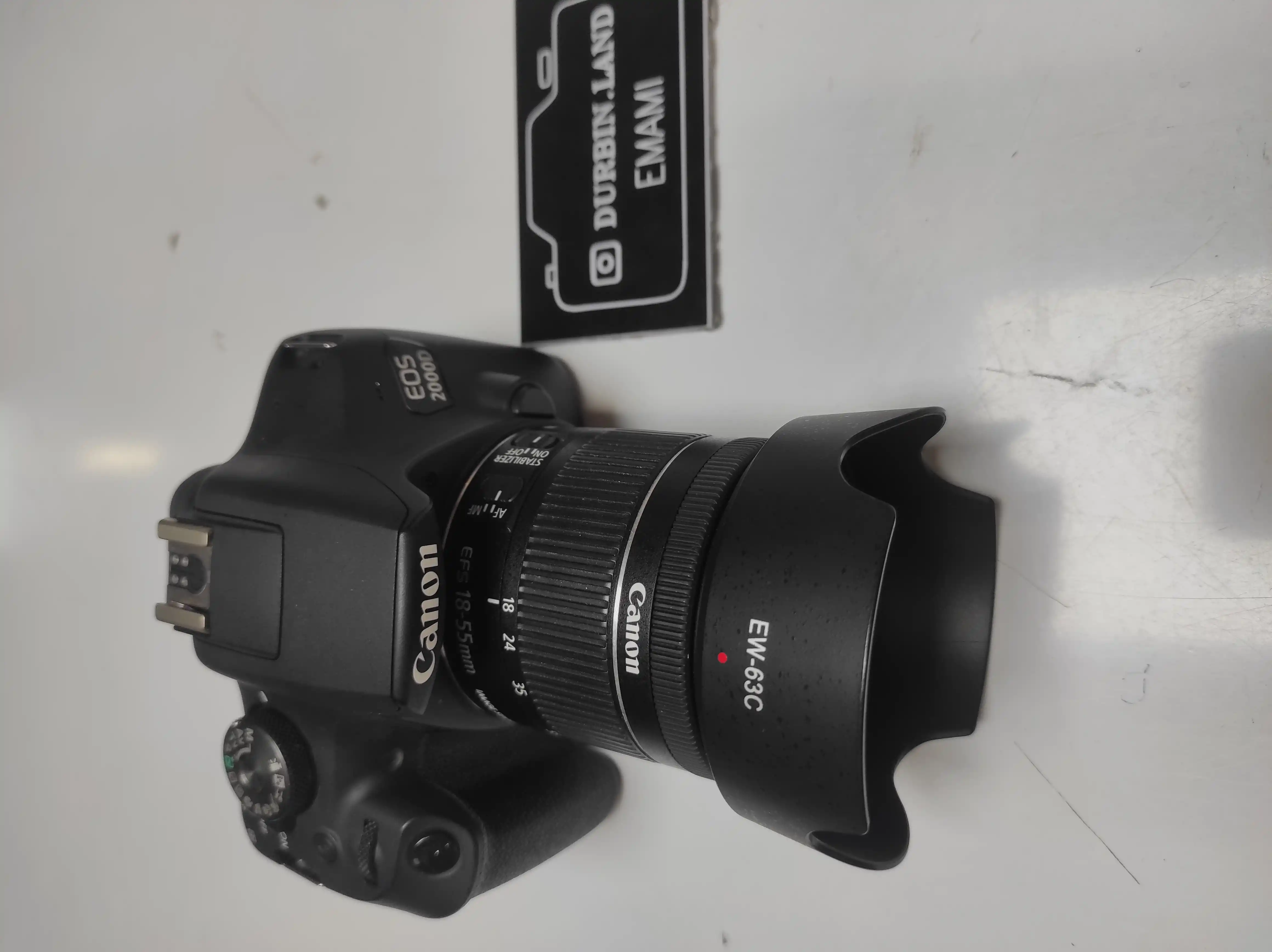 2000D canon+18.55 دست دو