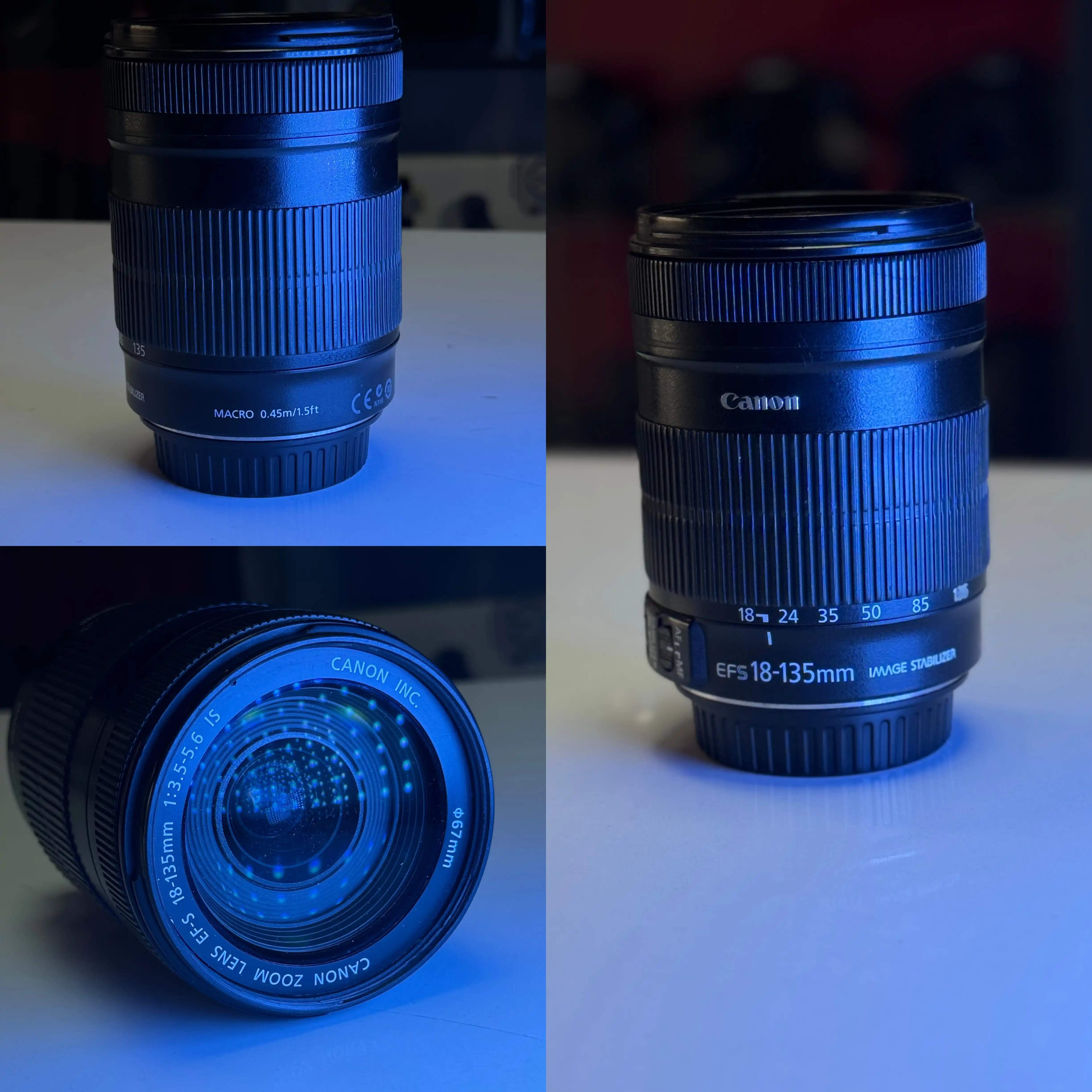 لنز Canon 18-135mm is دست دو