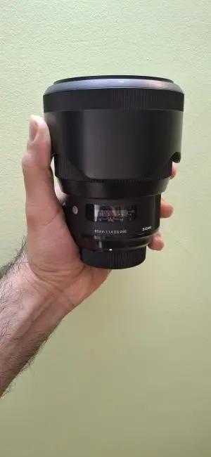 sigma 85mm f1.4 Nikon d750 50mm f1.4 دست دوم