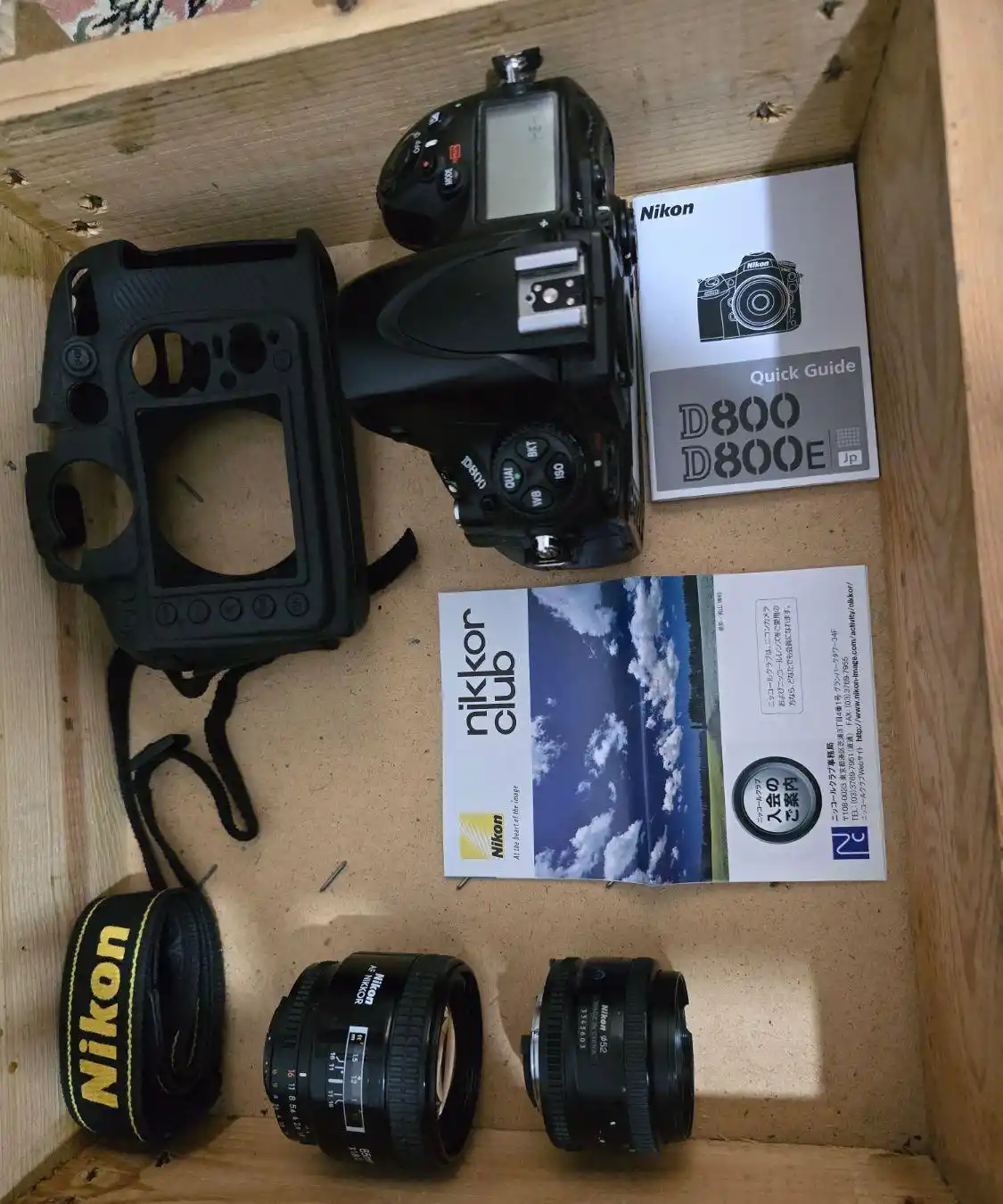 دوربین نیکون d800 فول فریم با ۲ لنز دست دو