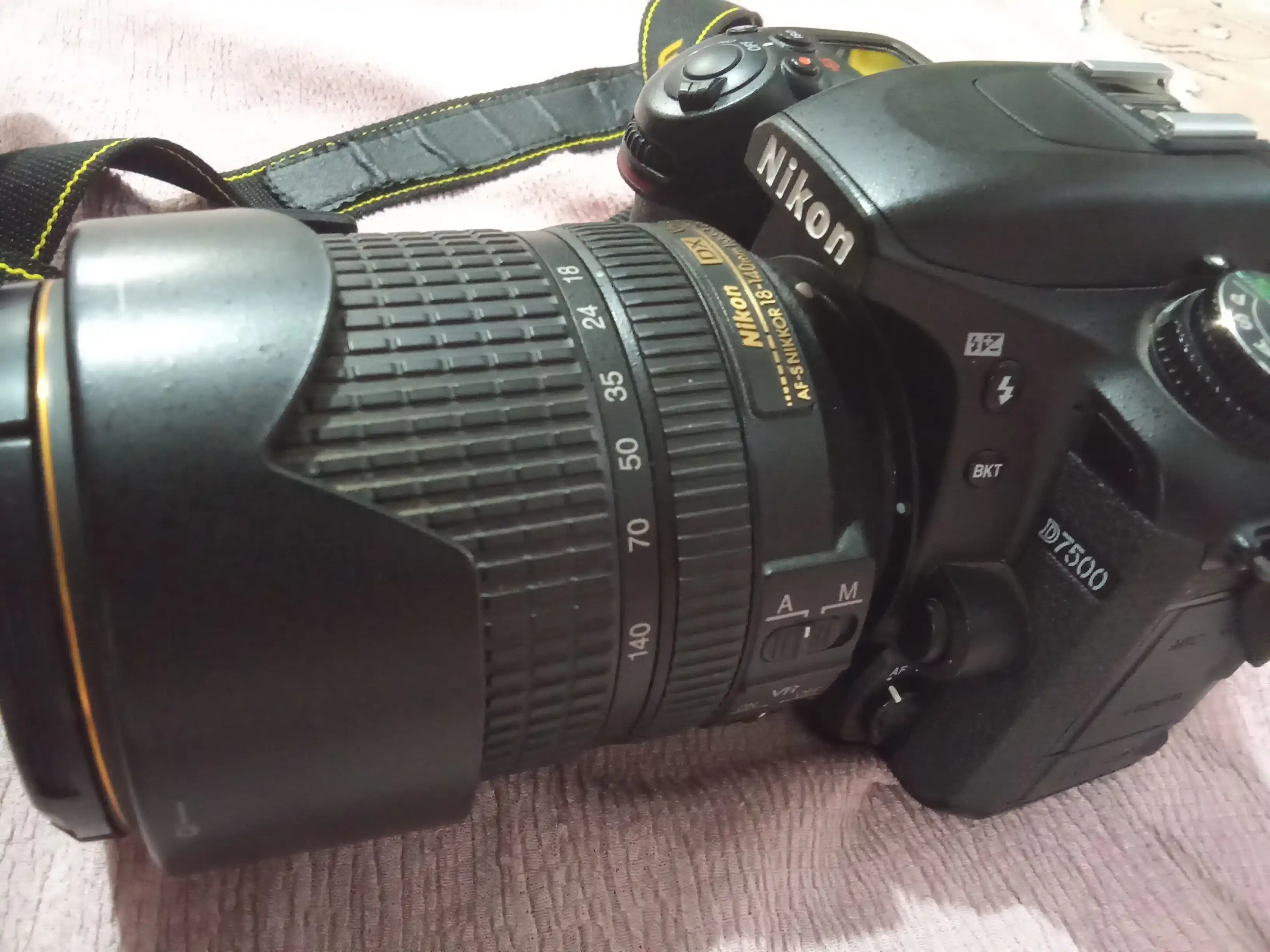 دوربین نیکون 7500d با لنز 18-140mm دست دو
