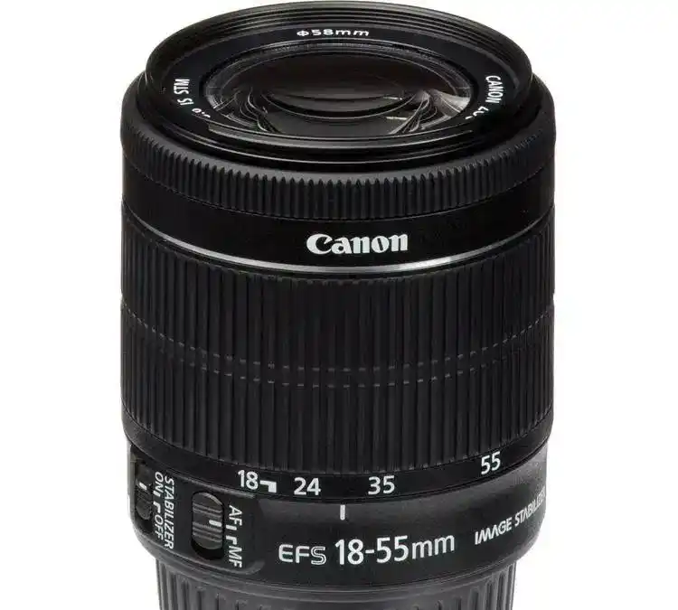 لنز کنون EFS 18-55 IS II دست دو