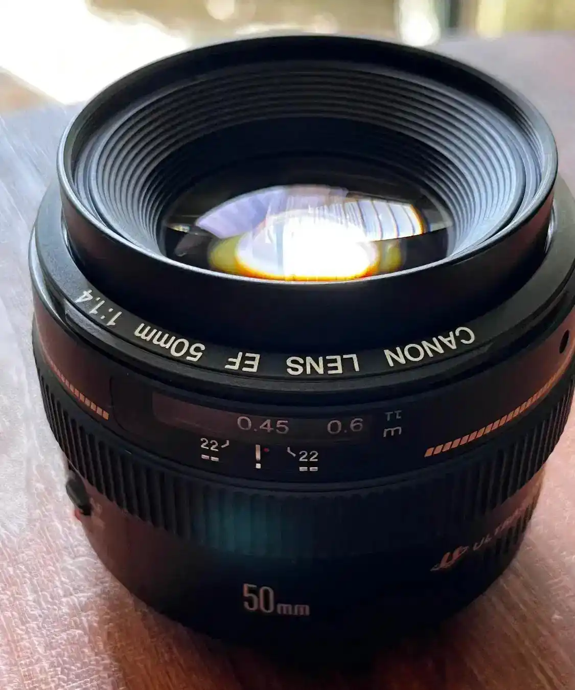 لنز Canon 50mm f/1.4 USM دست دو