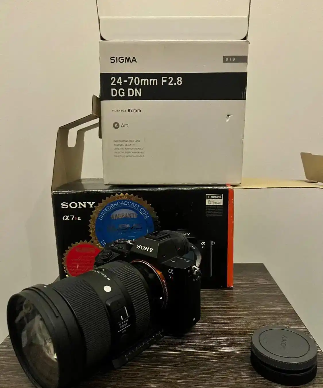 Sony a7r ii + 24-70 sigma دست دو