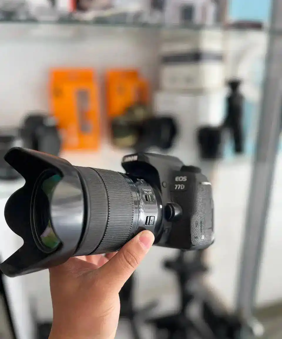 کنون 77D لنز ۱۸ ۱۳۵ Usm دست دو