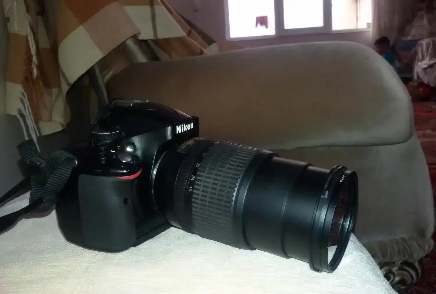 دوربین نیکون 5100  با لنز 18-105 نیکون دست دو
