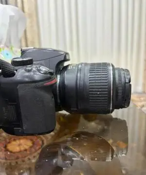 دوربین حرفه ای نیکون  Nikon D3200+18-55mm دست دوم