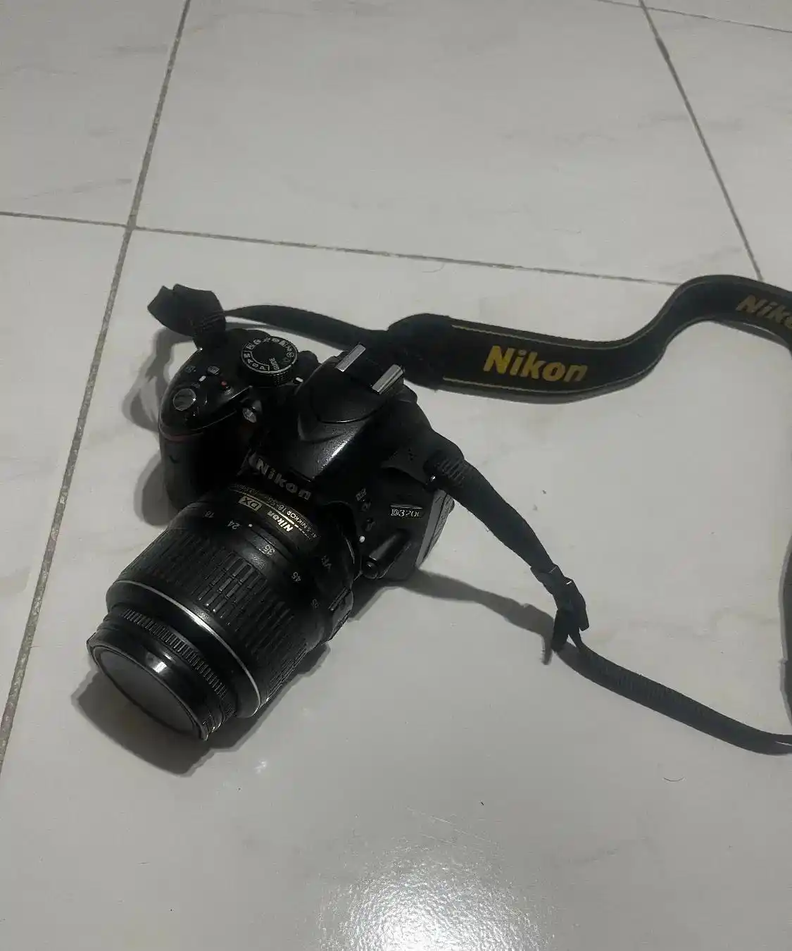Nikon d3200 lens 18-55 دست دو