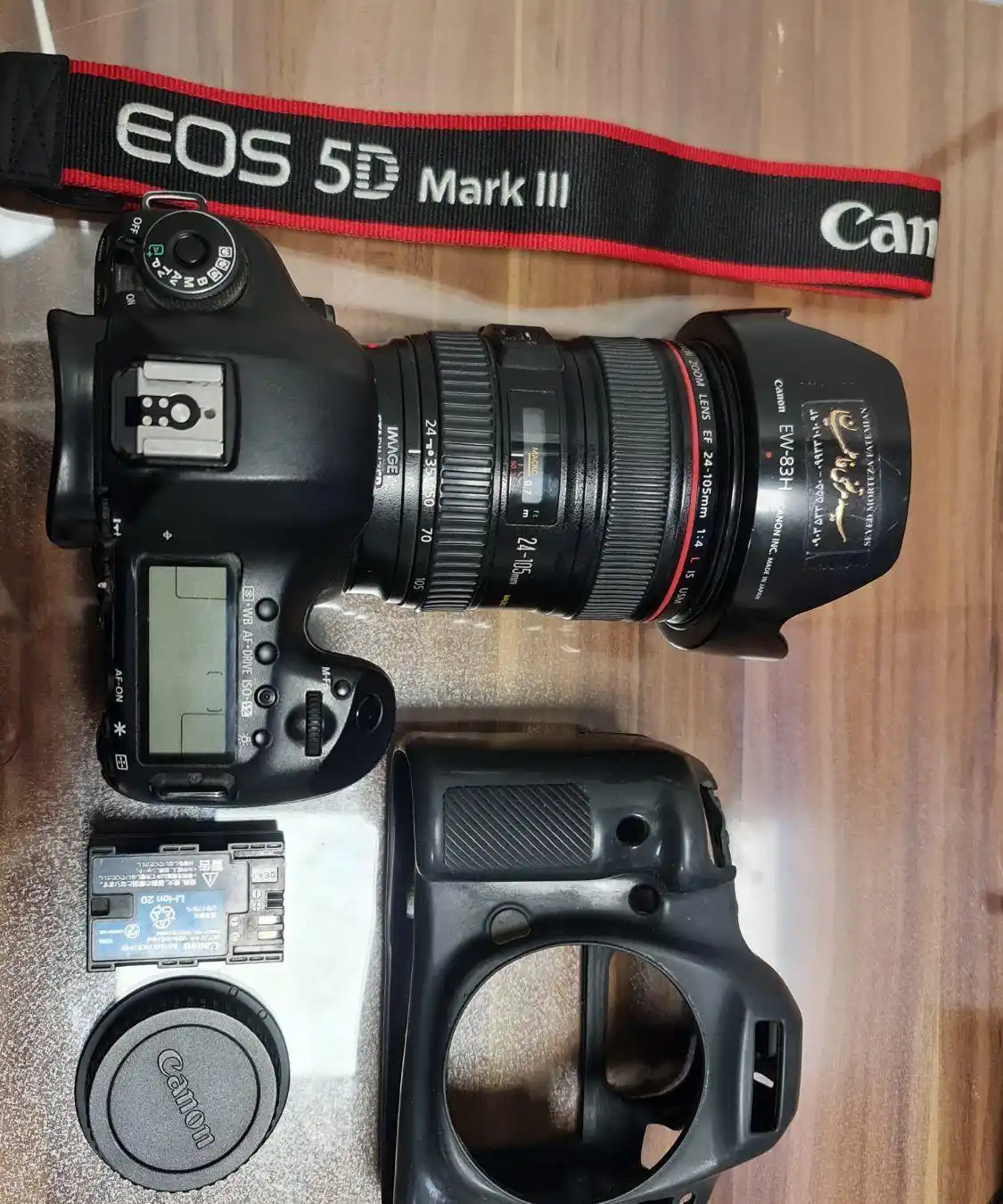 دوربین کانن canon 5d mark iii با لنز 24-105 دست دو