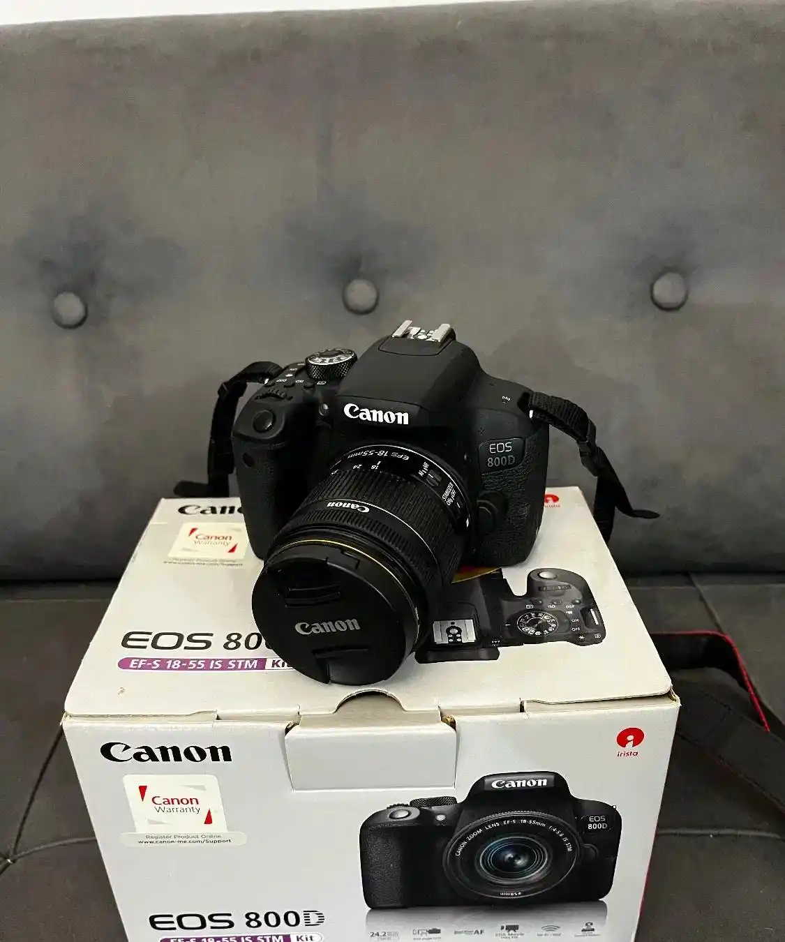 دوربین کنون eos 800d + لنز 55-18 mm دست دو