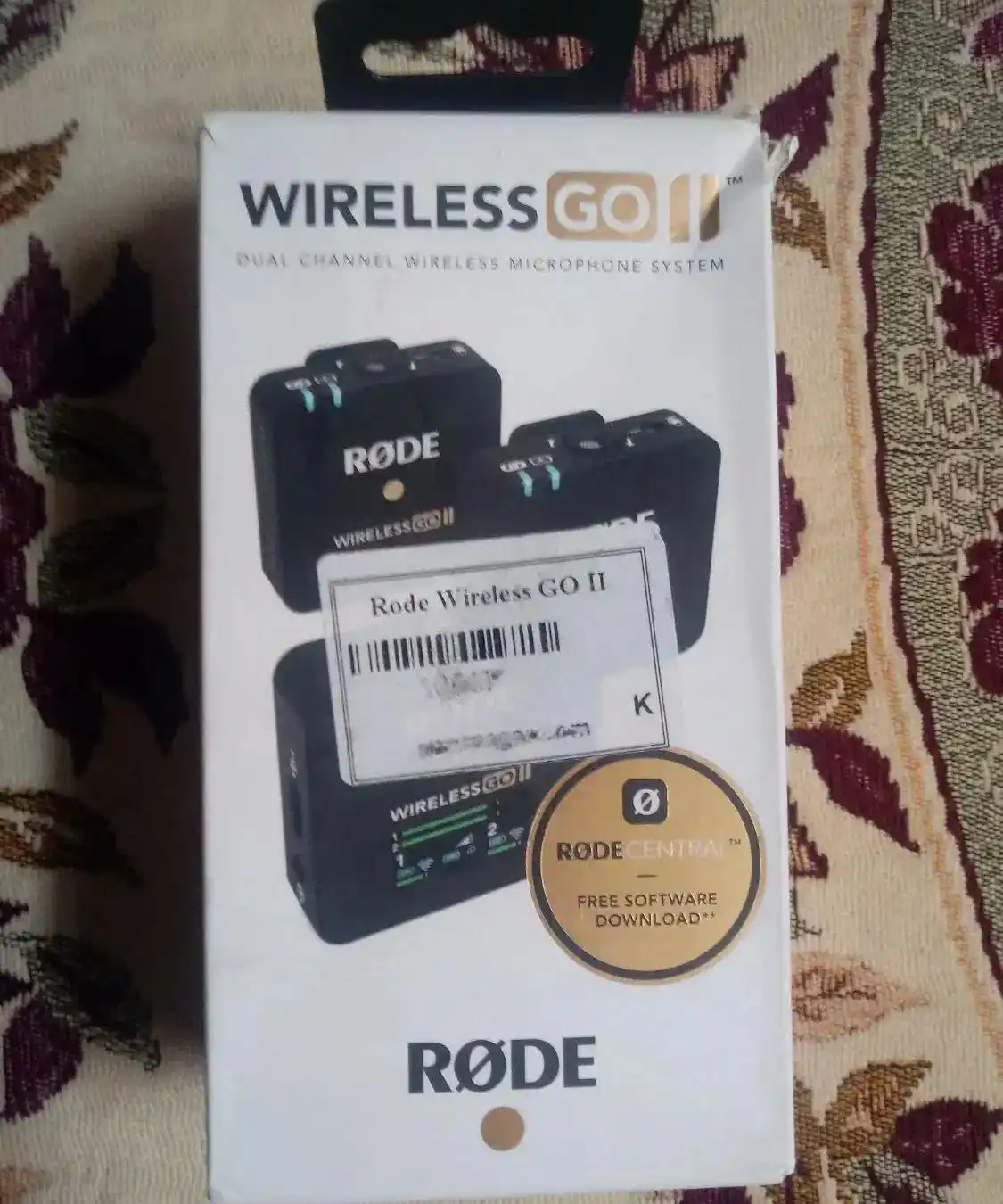 رکوردر rode wireless go 2 دست دو