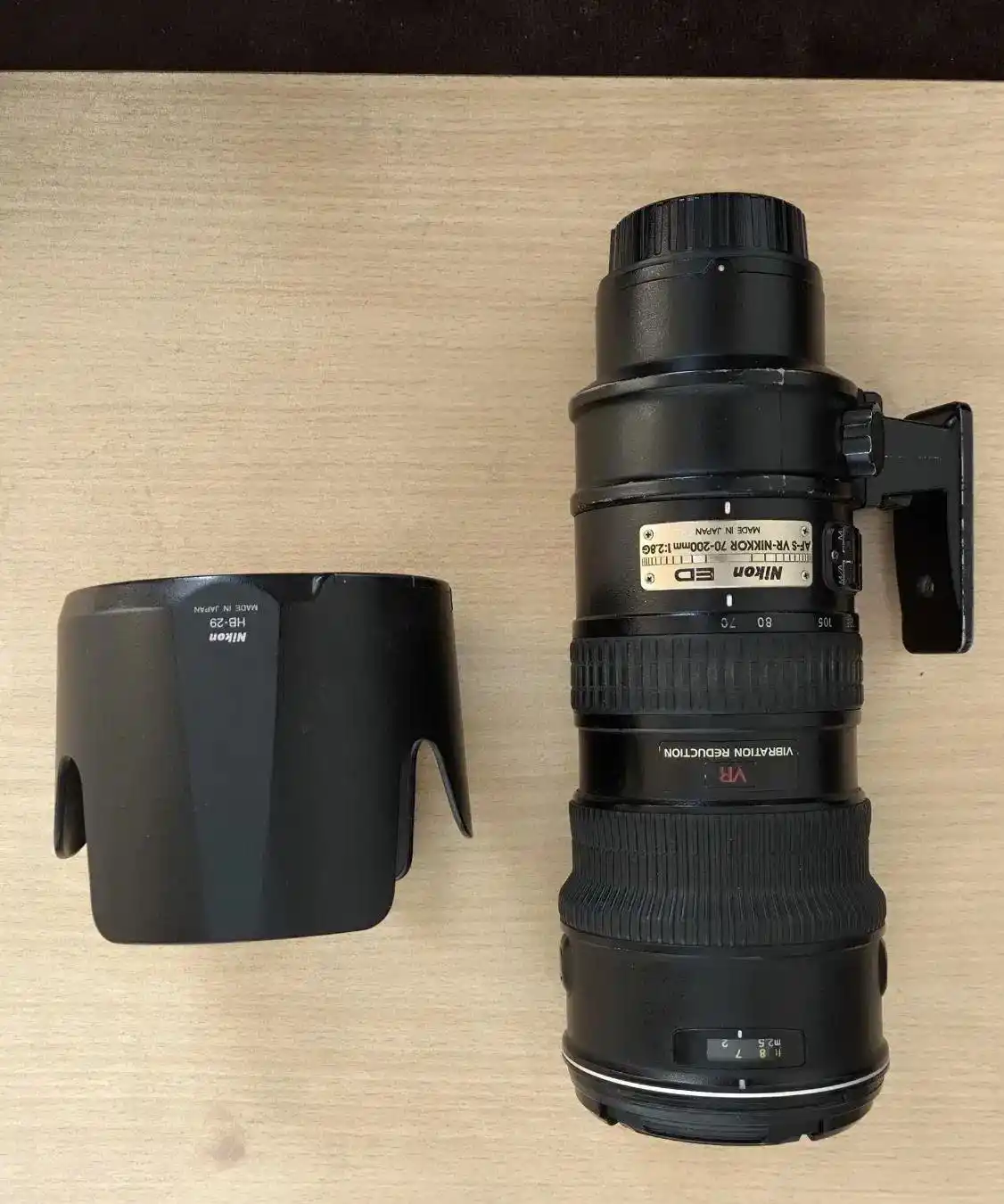 لنز ۷۰ـ۲۰۰ نیکون دست دو