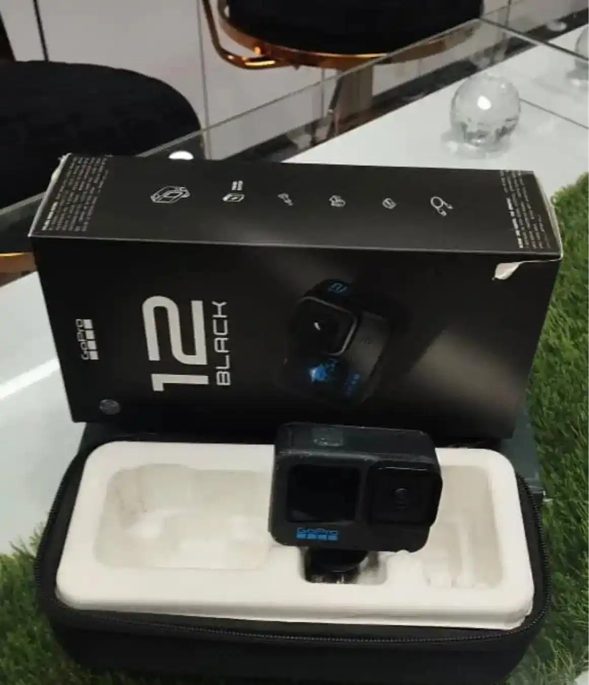 Gopro hero 12 گوپرو با جعبه دست دو