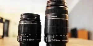 لنز کنون 55-250 و 18-55 دست دوم