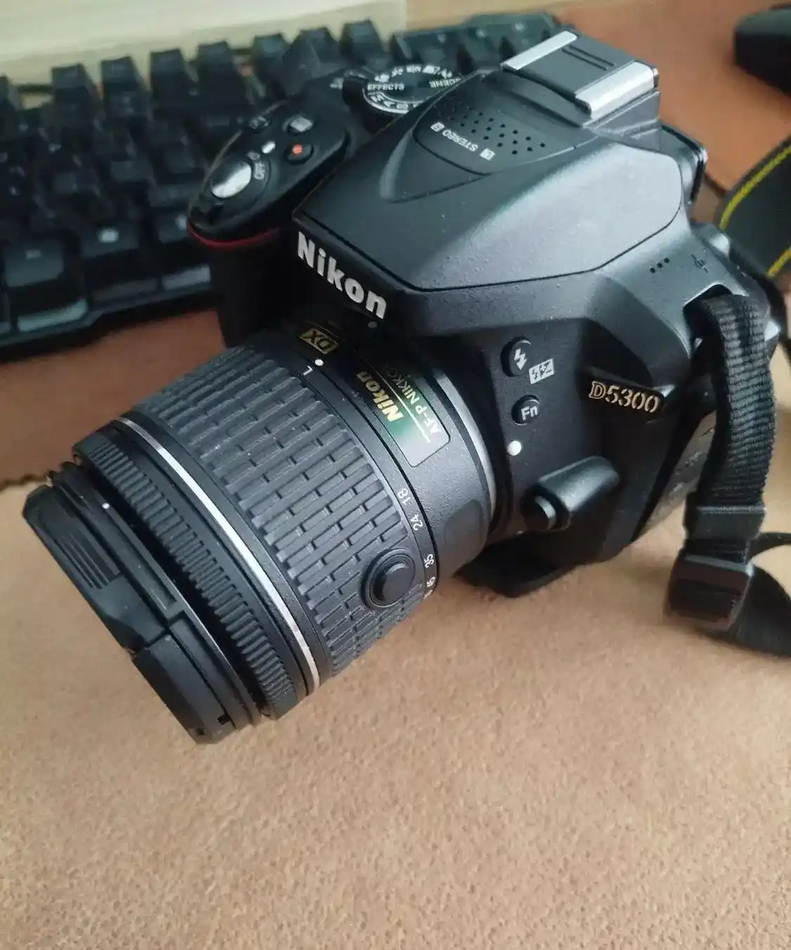 دوربین نیکون D5300 و لنز تامرون ۷۰-۳۰۰ دست دو