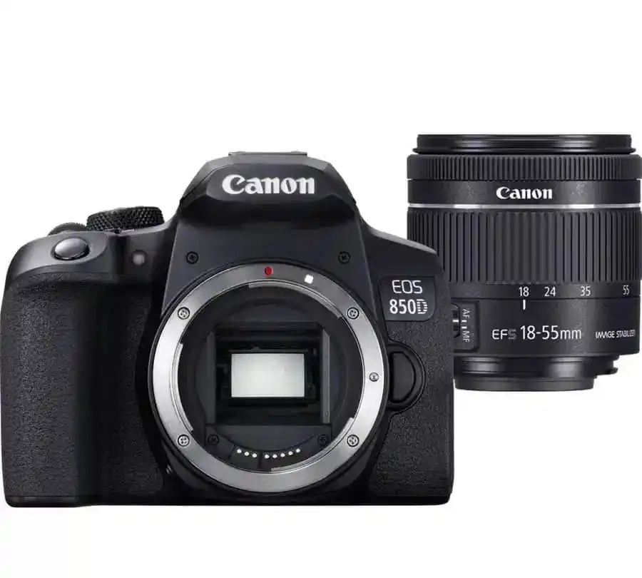 Canon 850d 18-55 دست دو