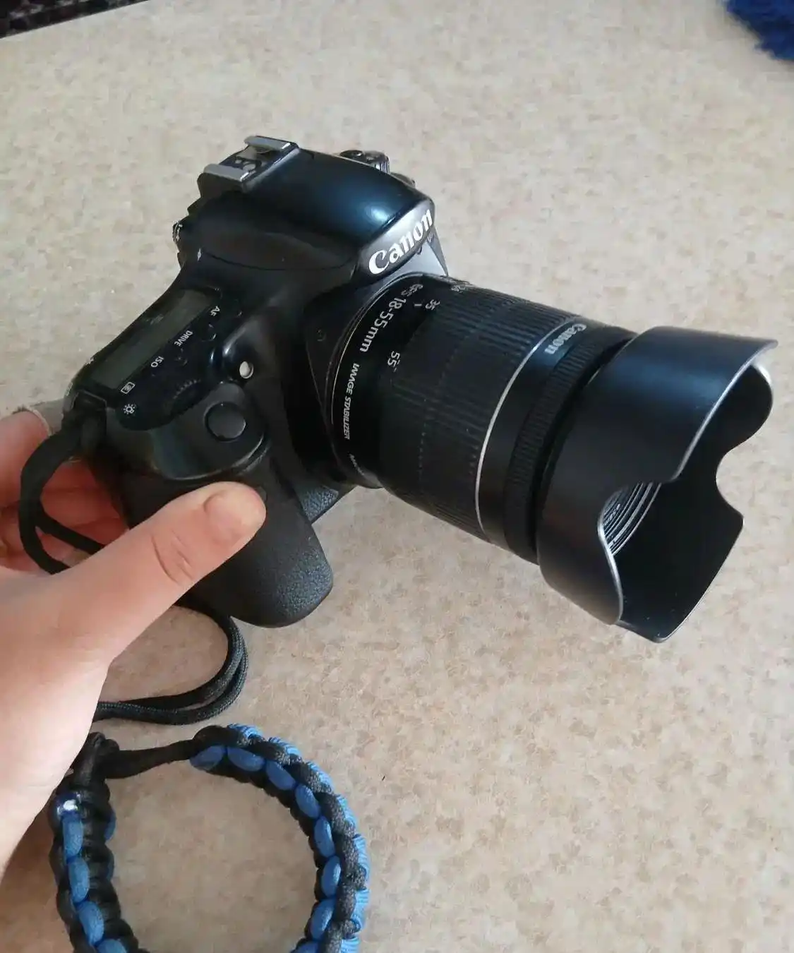 دوربین canon 60 D با لنز 18.55 دست دو