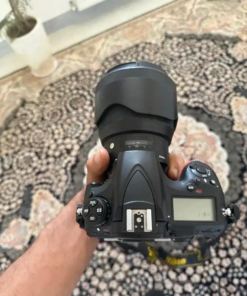 دوربین نیکون D810 لنز سیگما 85. F1.4 دست دو