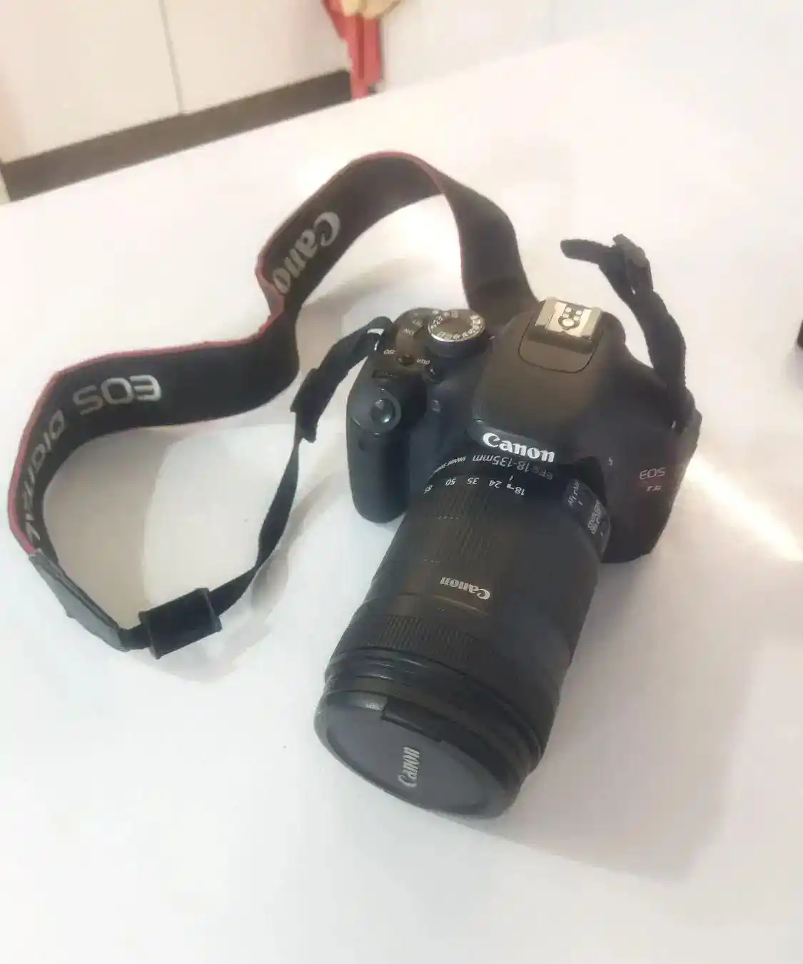 دوربین Canon 600D با لنز 135-18 دست دو