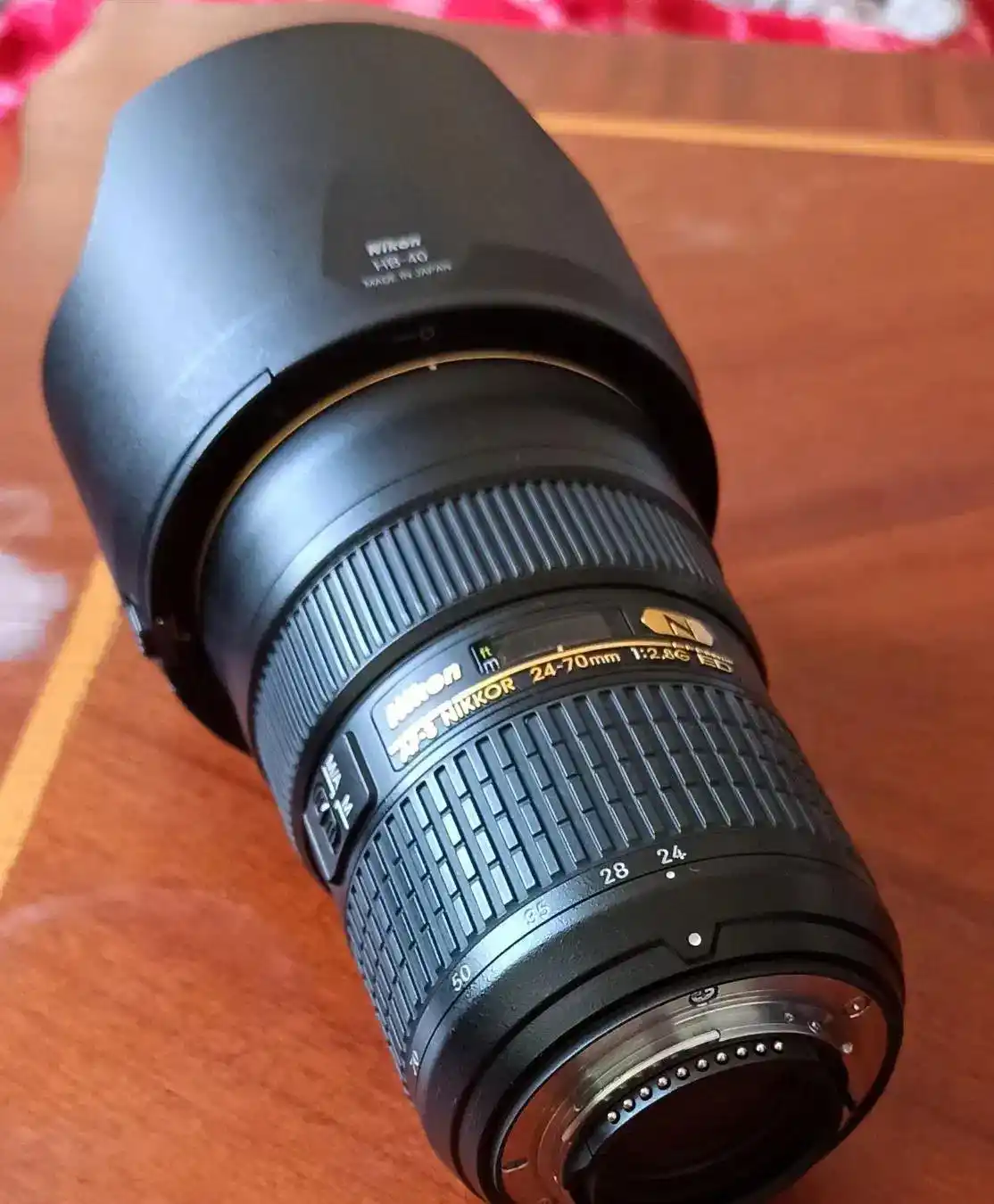 لنز نیکون afs 70 24 2.8g دست دو