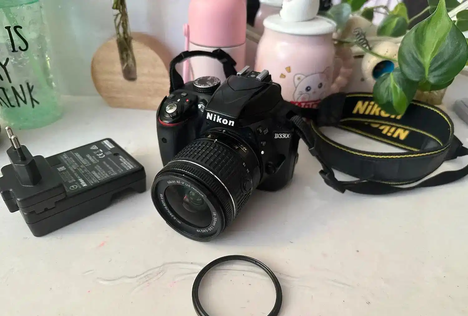 دوربین نیکون 3300d بهمراه لنز ۵۵-۱۸ دست دو