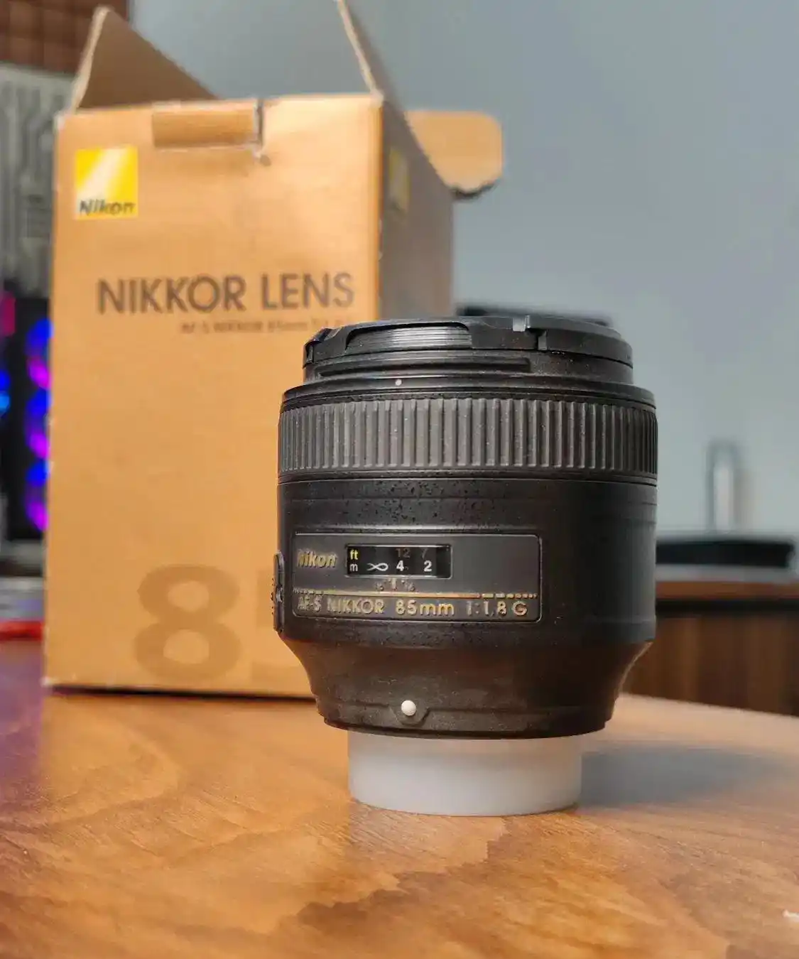 لنز 85mm میلیمتر f1.8 Nikon نیکون دست دو