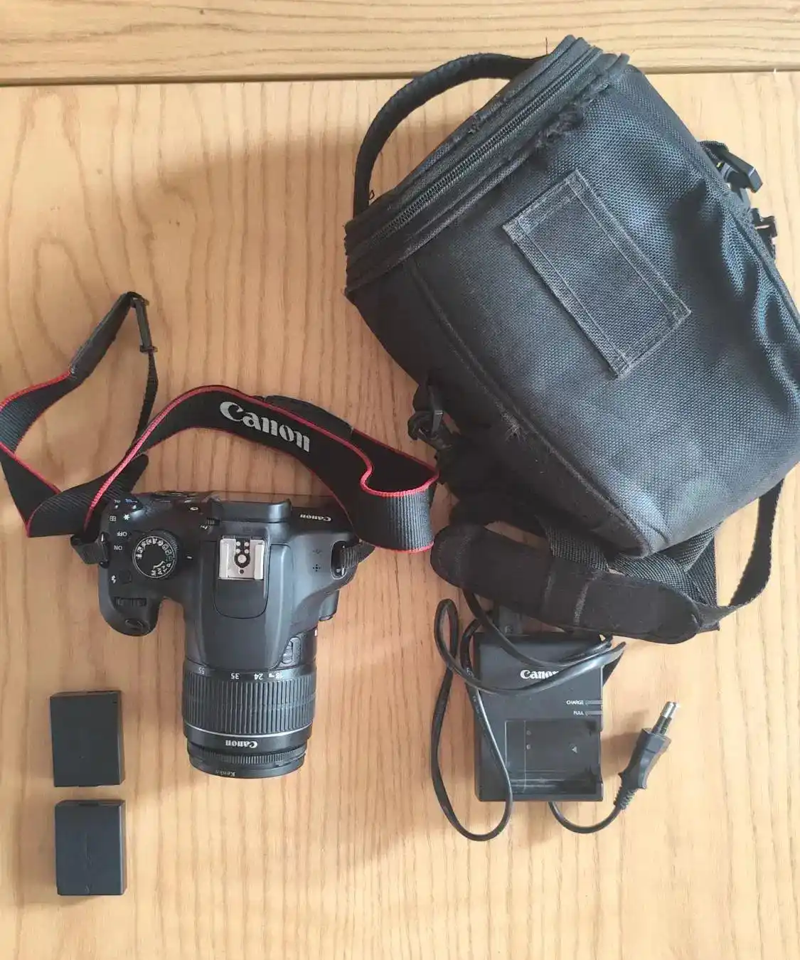 دوربین canon1200dبا لنز ۱۸-۵۵ دست دو