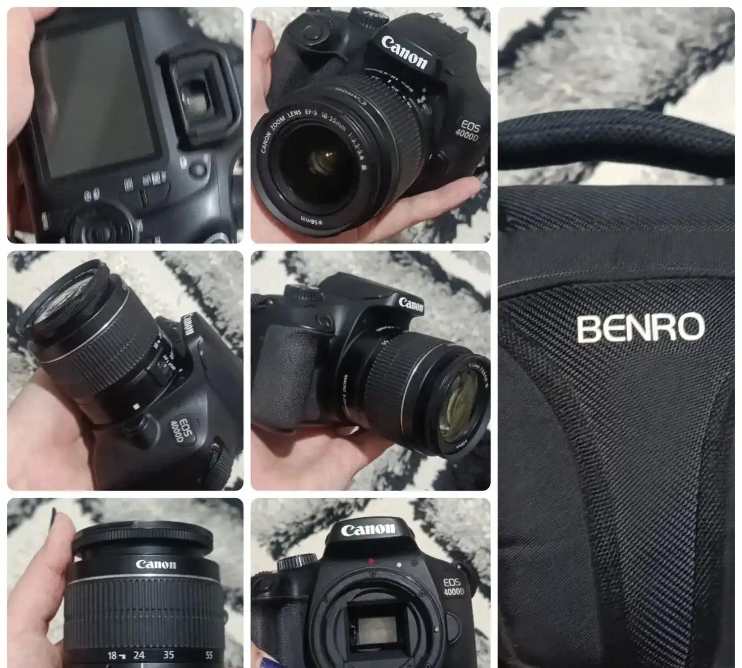 دوربین Canon EOS 4000D دست دو