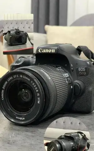 دوربین کنن 750d - لنز 18-55 cannon دست دوم