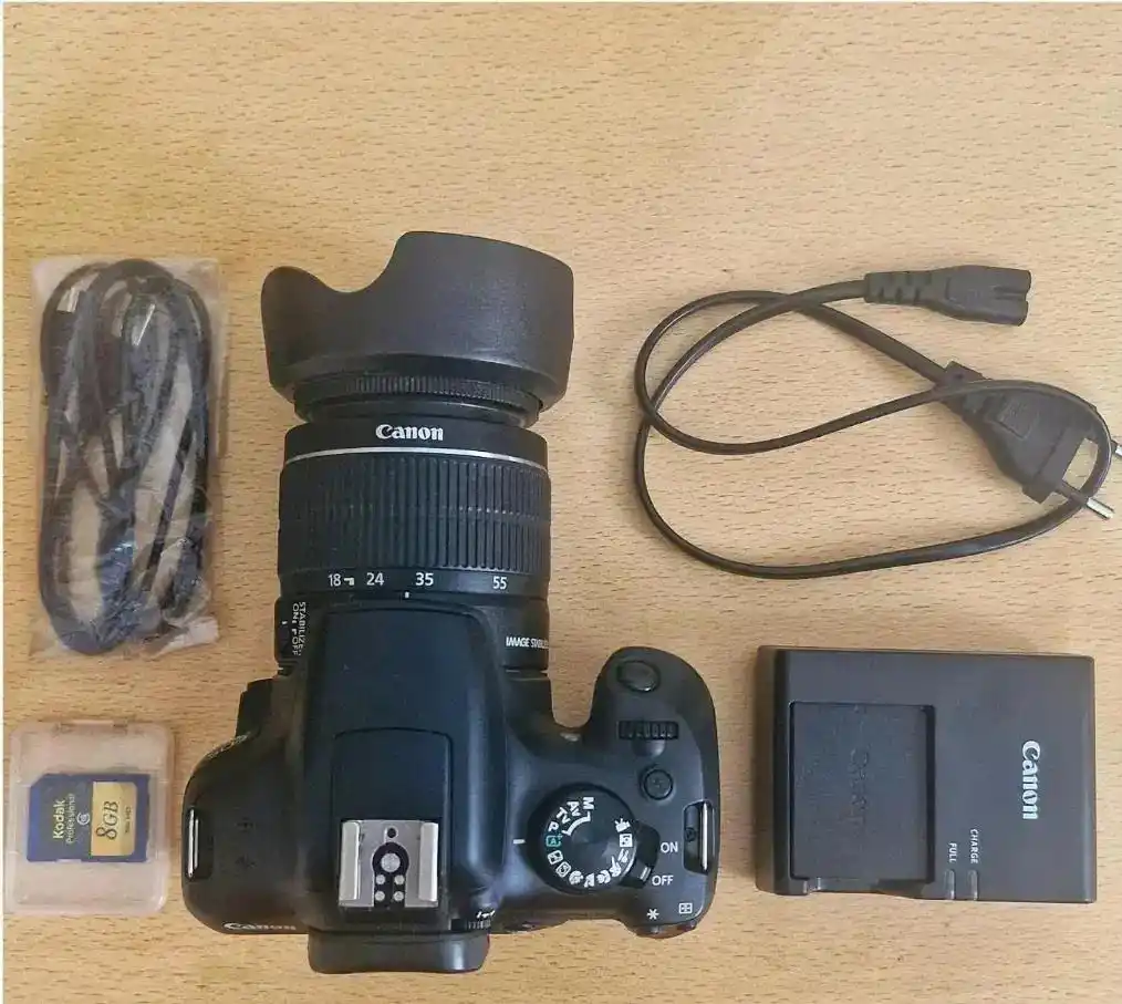 دوربین خونگی کانن ۱۳۰۰d با دو تا لنز دست دو